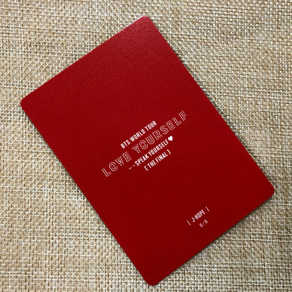 BTS J-HOPE 8/8 [ Speak Yourself The Final ] Official Mini Photocard / New / Gift