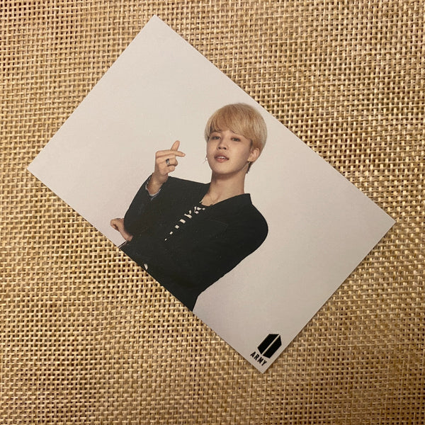BTS JIMIN [ Wings Tour Final ] Official Photocard, 4th Army Booth / New / Gift