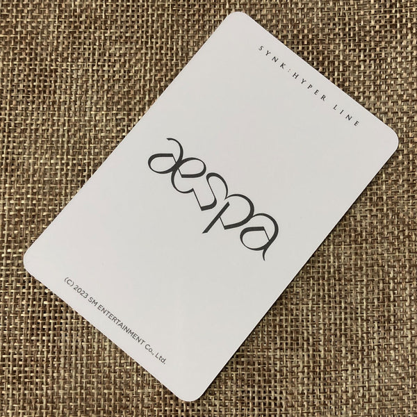 AESPA GISELLE #1 [ Concert SINK HYPER LINE ] Official Photocard / New / Gift