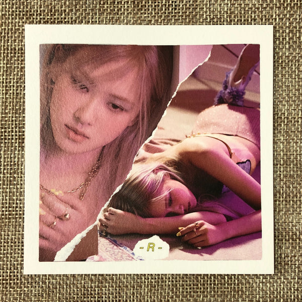 BLACKPINK ROSE #7 [ -R- ] Official Postcard, 1st Single / New / Gift