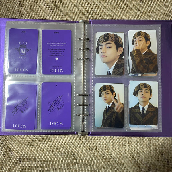 BTS [Dion 101 Photocard Full set] Binder + 100 photocard + 1 postcard / Gift