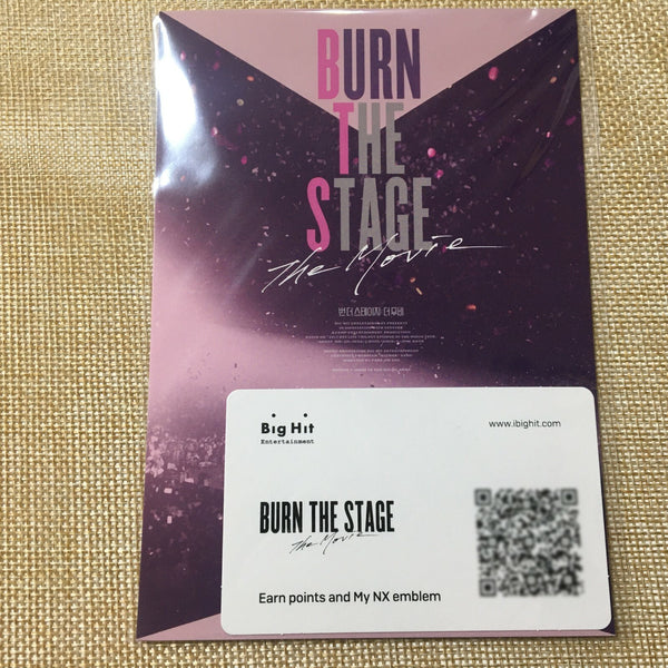 BTS Movie [ Burn The Stage ] Official Postcard / New / Gift