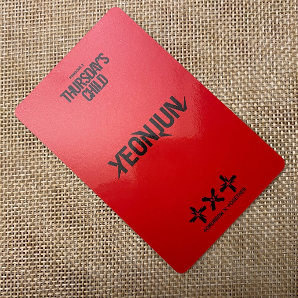 TXT YEONJUN [MINISODE 2 : Thursday's Child] Official Photocard, Mess Ver / Gift