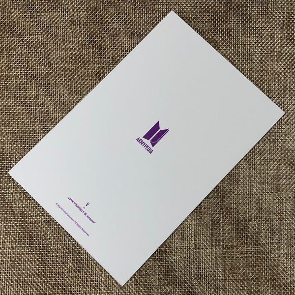 BTS V TAEHYUNG [ Armypedia Love Yourself Answer ] Official Postcard / New / Gift