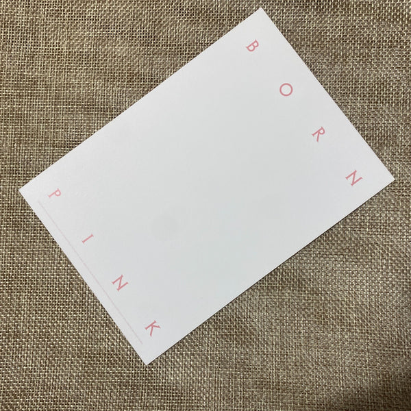 BLACKPINK ROSE #3 [ Born Pink ] Official Postcard, Box Set Ver. / New / Gift