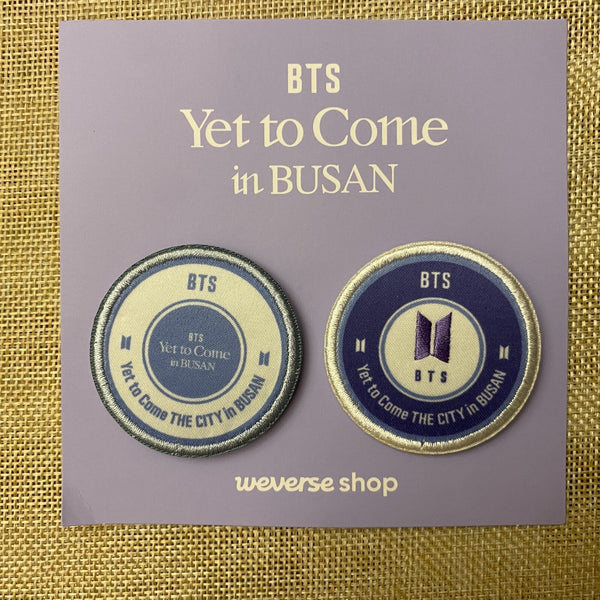 BTS [YET TO COME in BUSAN MERCH] Official Badge Emblem Gift Set / New, Rare /+G