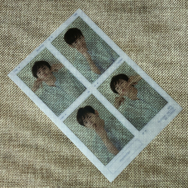 2PM NICHKHUN [HOTTEST 8th] Official Fanclub 4cut Film Photocard / New, Rare /+G