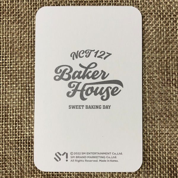 NCT 127 MARK #3 [ BAKER HOUSE ] Official Random Photocard, SMTOWN / New / Gift