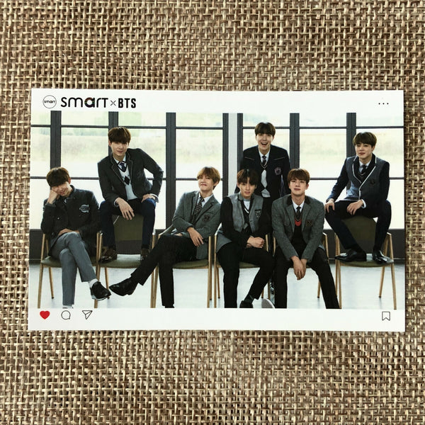 BTS GROUP #8 [ BTS X Smart Uniform ] Official Photocard / New, Rare / Gift