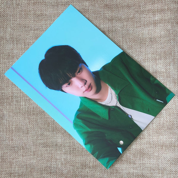BTS JIN [Samsung Galaxy Z Flip 4] Official Postcard Poster, Limited / New / Gift