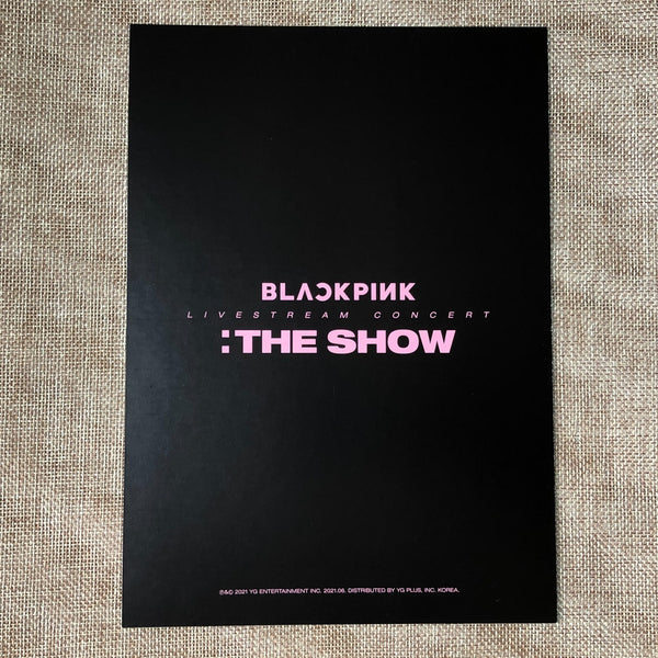 BLACKPINK ROSE #2 [ THE SHOW DVD ] Official Postcard Poster / New / Gift