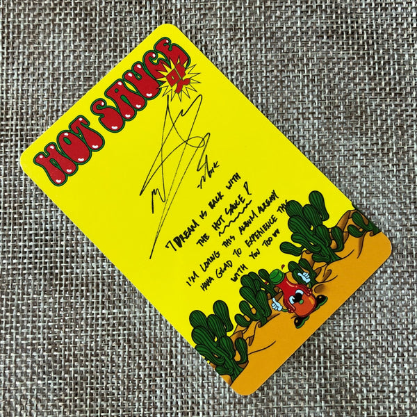 NCT DREAM MARK [ HOT SAUCE ] Official Photocard, Chilling Ver. / New / Gift