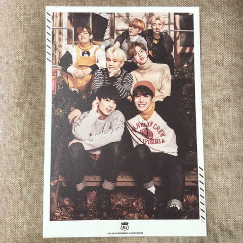 BTS GROUP [ 2nd Muster ZIP CODE 22920 ] Official Mini Poster / New / Gift
