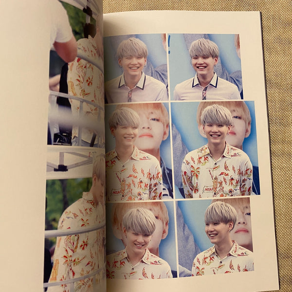 BTS SUGA [LOVE ATTACK Exhibition] Photobook SUGAFLOW, 144 pg 21x29 cm / Gift
