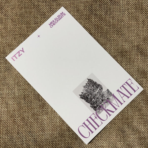 ITZY YUNA #1 [ CHECKMATE ] Official Postcard Photocard / New / Gift