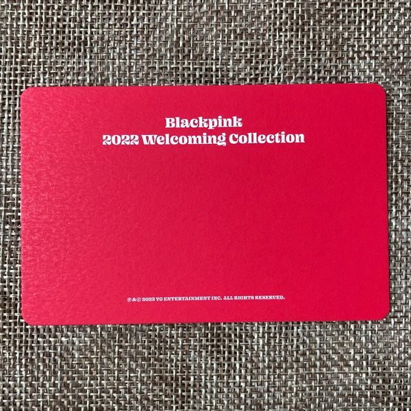 BLACKPINK ROSE LISA #4 [2022 Welcoming Collection] Official Photocard / Gift