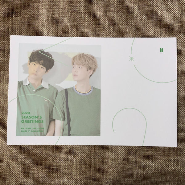 BTS GROUP #3 [2020 Season's Greetings] Official Limited Mini Poster / New / Gift