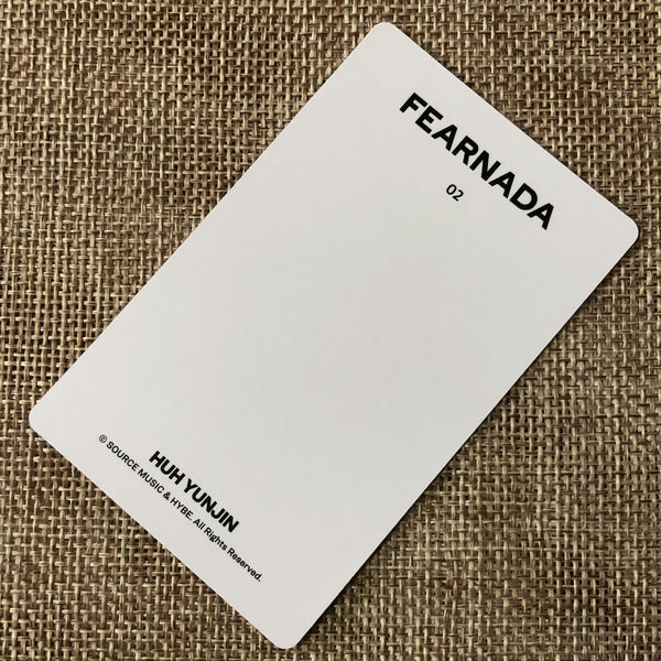 LE SSERAFIM YUNJIN [FEARNADA 2023 Fan Meeting MD] Official Photocard / Gift