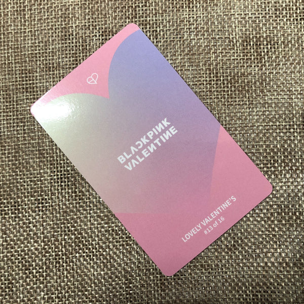 BLACKPINK JISOO #2 [ THE GAME Photocard Collection ] Valentine's Ed / New/GFT