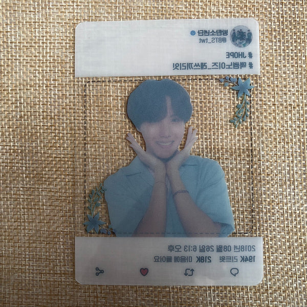 BTS J-HOPE [Love Yourself] Official Army Booth Transparent Photocard / Gift