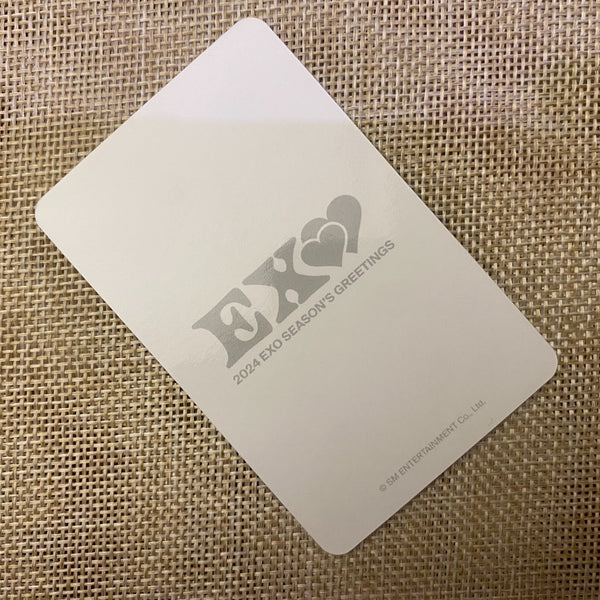 EXO BAEKHYUN #2 [2024 Season's Greeting] Official Photocard, POB / New, Rare /+G