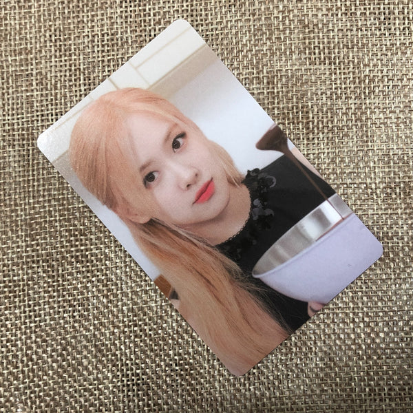 BLACKPINK ROSE #1 [ THE GAME Photocard Collection ] Valentine's Ed / New/GFT