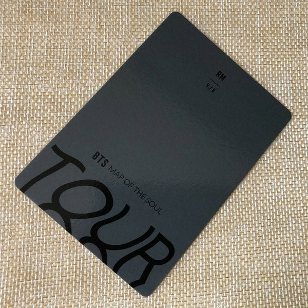 BTS RM 5/8 [ Map Of The Soul Tour ] Official Mini Photocard / New / Gift