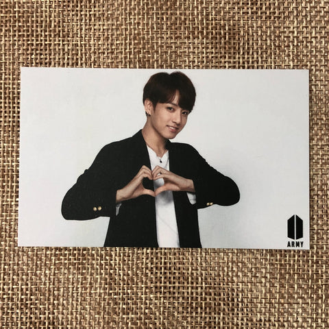 BTS JUNGKOOK [ Wings Tour Final 4th Army Booth ] Official Photocard / New / Gift