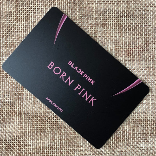 BLACKPINK GROUP [ Born Pink ] Official Photocard, Applewood POB / New / Gift
