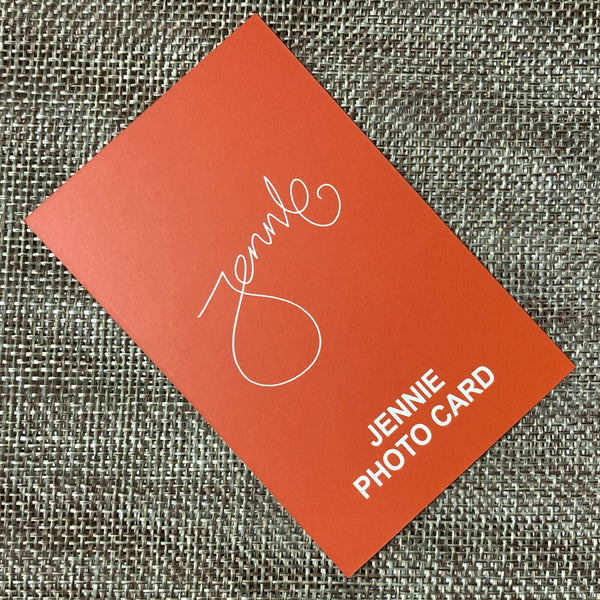 BLACKPINK JENNIE #3 [VITA 500] Official Limited Photocard, YG GOODS / New / Gift