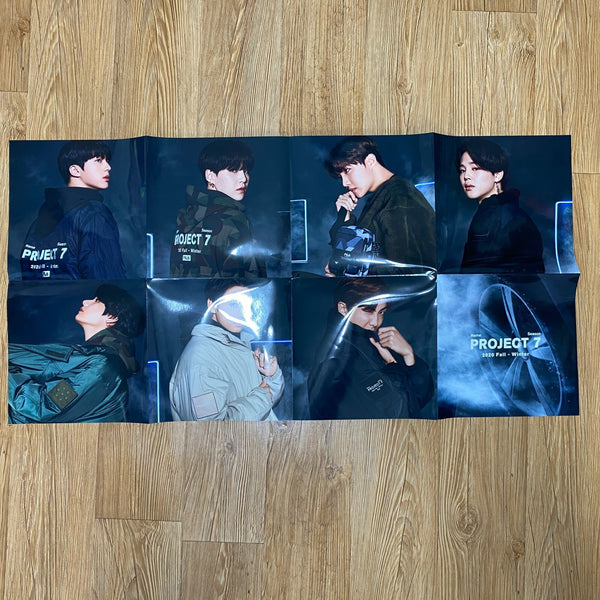 BTS [ BTS x FILA Project 7 ] Official Bromide Poster, Limited / New, Rare / Gift