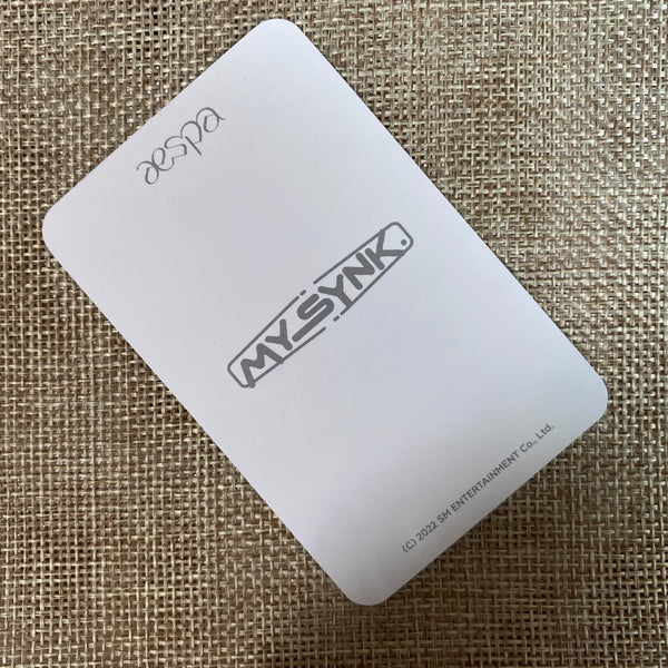 AESPA GISELLE [2022 FAN MEETING MY SYNK. Bracelet] Official Photocard / Gift