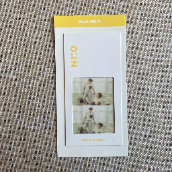 BTS JIN J-HOPE [Oh always] Official Bookmark, 2018 Exhibition / New, Rare / Gift