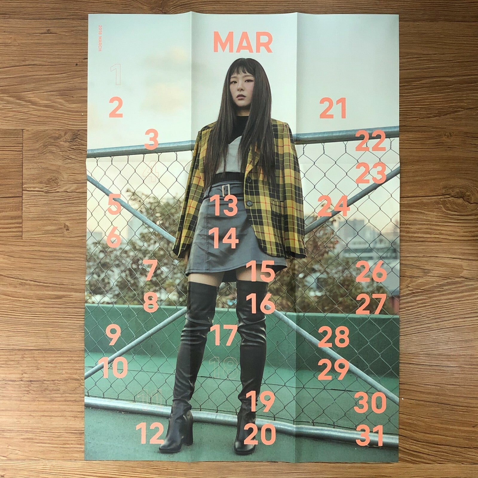 RED VELVET SEULGI [2018 Season's Greetings] Official Folded Poster / New / Gift