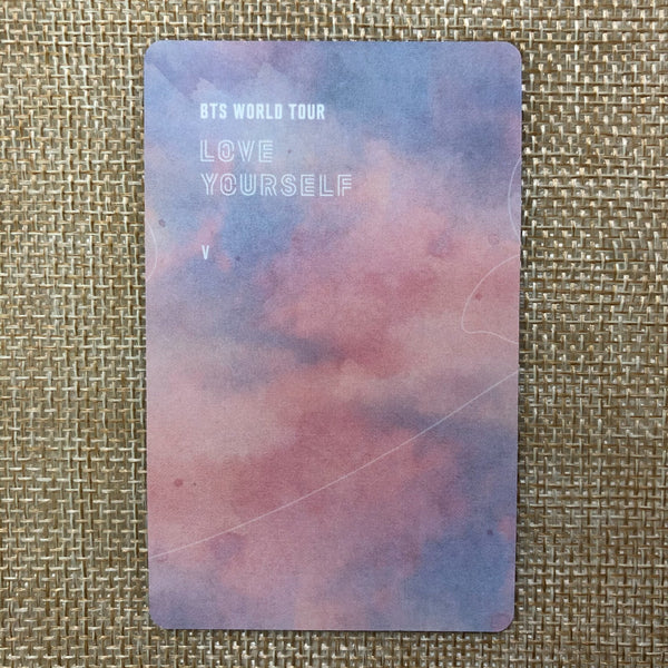 BTS V TAEHYUNG [Love Yourself World Tour Seoul DVD] Official Photocard / Gift