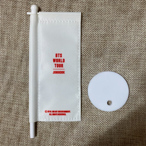 BTS JUNGKOOK [ Love Yourself World Tour ] Official Mini Flag / New / Gift