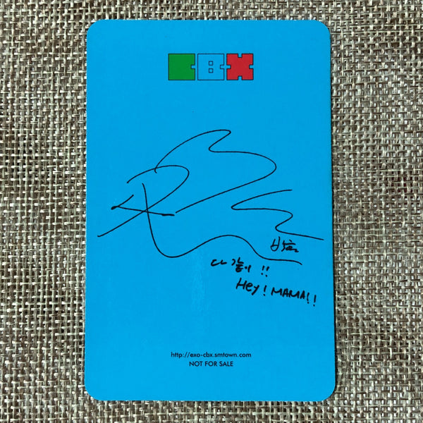 EXO BAEKHYUN #1 [ CBX HEY MAMA ] Official Photocard, 1st Mini Album / New / Gift