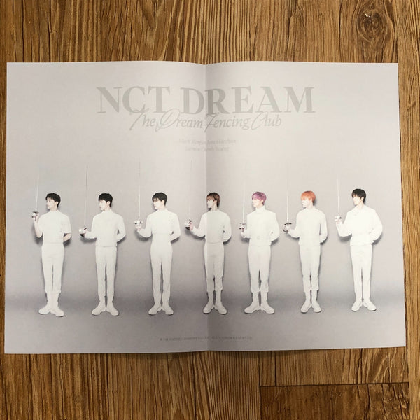 NCT DREAM [2023 Season's Greetings Fencing Club] Official Folded Poster Set /+G