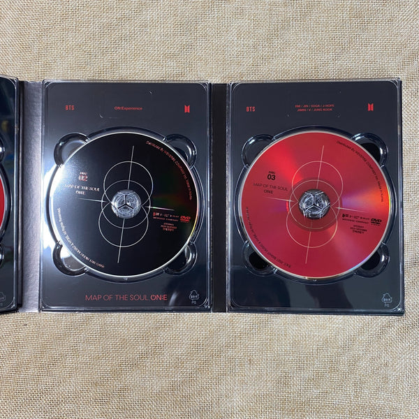 BTS GROUP [Map of the Soul ON:E DVD] Photobook + DVD(3) / ONE / New, Rare / Gift