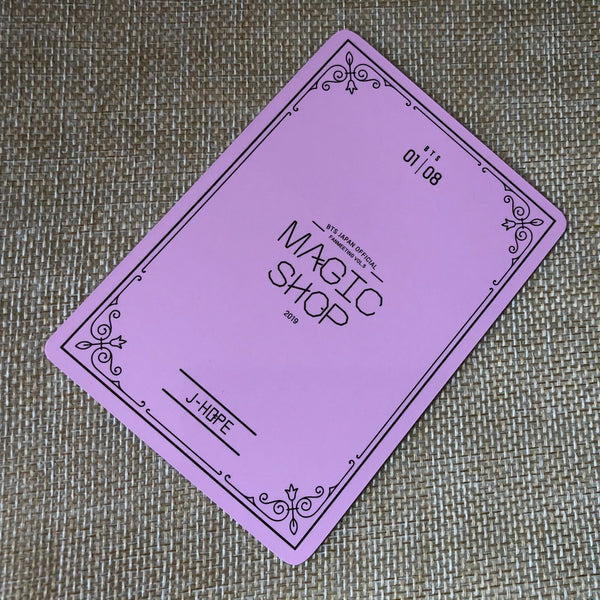 BTS J-HOPE 1/8 [2019 MAGIC SHOP Fan Meeting Japan] Official Photocard / Gift