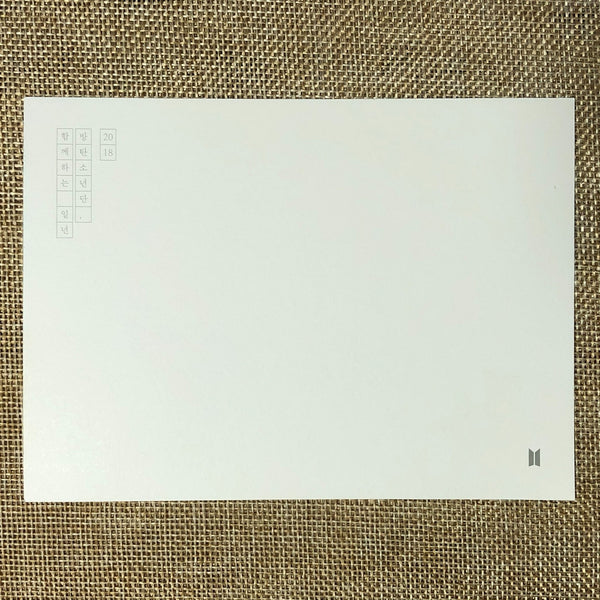 BTS Group [ 2018 Season's Greetings ] Official Limited Postcard / New, Rare/Gift