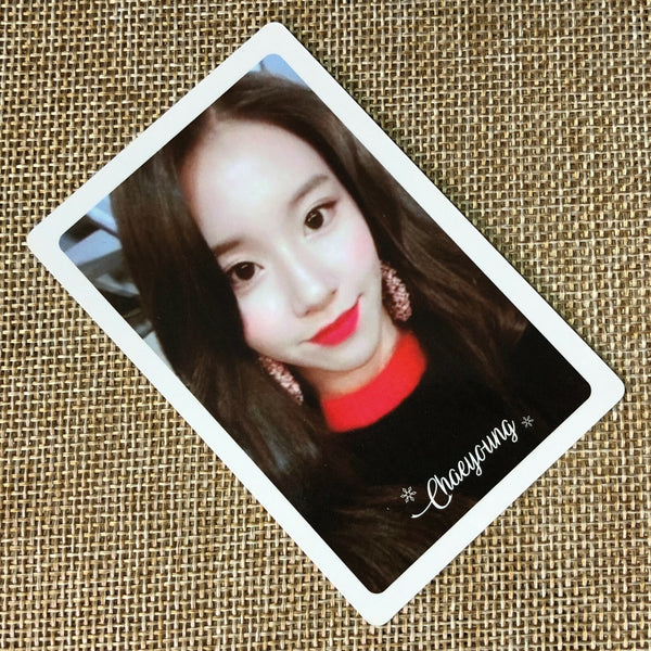 TWICE CHAEYOUNG [ Merry & Happy Pre-Order Official Photocard ]1st Album /New /+G