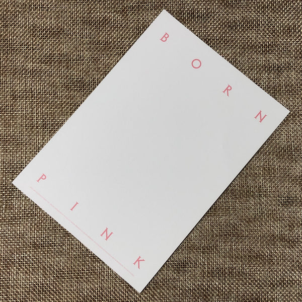 BLACKPINK JENNIE [ Born Pink ] Official Postcard, Box Set Ver. / New / Gift