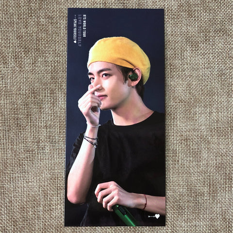 BTS V TAEHYUNG [Speak Yourself World Tour London DVD] Official Bookmark / Gift