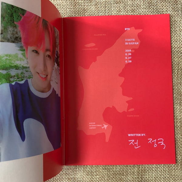BTS JUNGKOOK [2018 Summer Package Saipan Selfie Book] Official Photobook / Gift