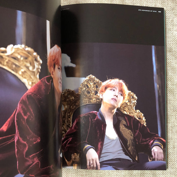 BTS GROUP [ Memories of 2016 ] Official Photobook + DVD Set / New / Gift