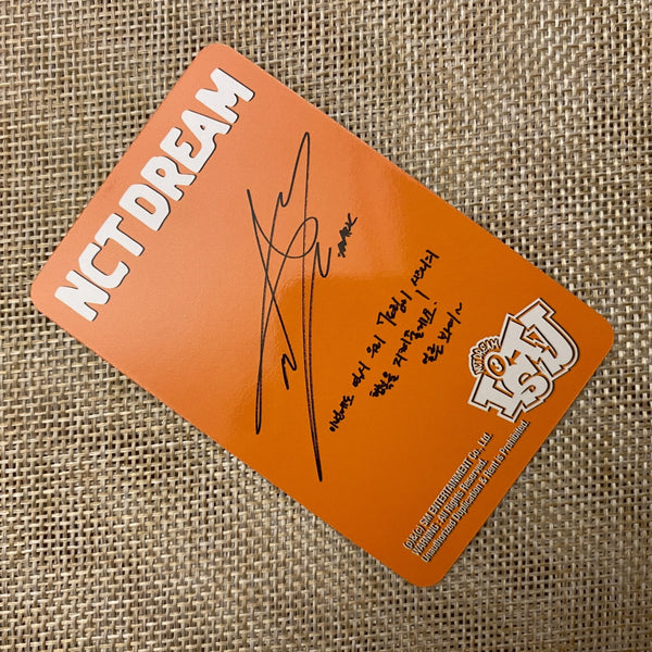 NCT DREAM MARK [ISTJ] Official Photocard, 3rd Album Introvert Ver. / New / Gift