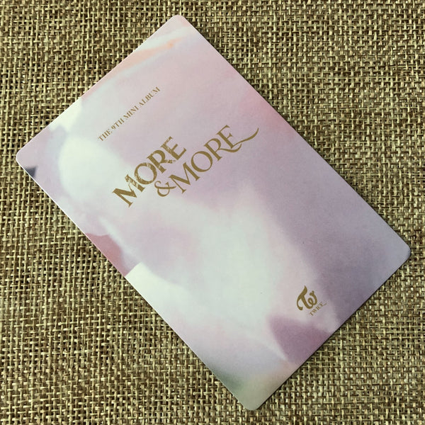 TWICE MOMO [ MORE & MORE Pre-Order Official Photocard ] New /+GFT