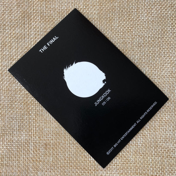 BTS JUNGKOOK 5/6 [The Wings Tour Final Concert] Official Mini Photocard / Gift