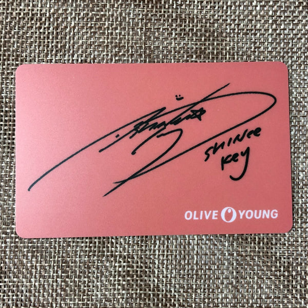 SHINEE KEY [ Olive Young ] Official Photocard / New / Gift